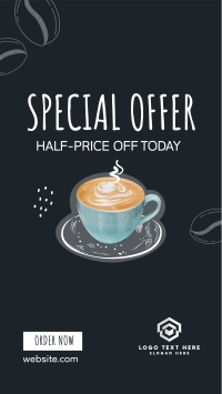 Cafe Coffee Sale Facebook Story