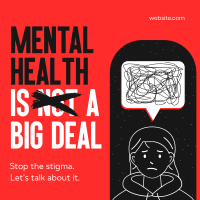 Stopping Stigma Instagram Post Design