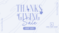 Thanksgiving Autumn Shop Sale YouTube Video Design