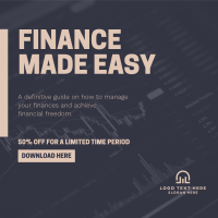 Financial Guide eBook  Instagram Post Design