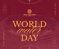 World Water Day Greeting Facebook Post