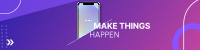 Make things happen LinkedIn Banner