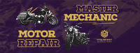 Motorcycle Repair Facebook Cover Image Preview