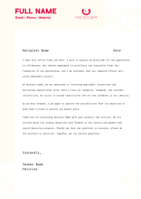 Geometric Generic Pattern  Letterhead