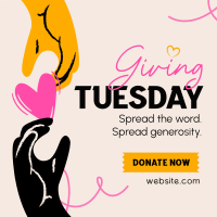 Give back this Giving Tuesday Instagram Post