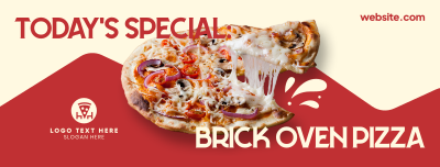 Wood Fired Pizza Facebook Cover Image Preview