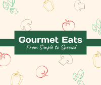 Gourmet Eats Facebook Post