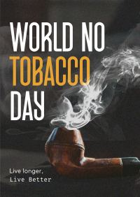 Minimalist Tobacco Day Flyer