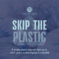 Sustainable Zero Waste Plastic Instagram Post