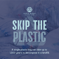 Sustainable Zero Waste Plastic Instagram Post Image Preview