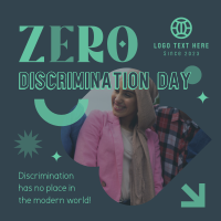 Zero Discrimination Diversity Instagram Post Design
