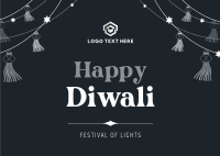 Diwali Festival Postcard Design