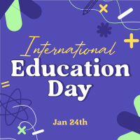 Celebrate Education Day Instagram Post