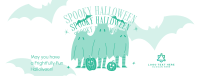 Cute Spooky Ghosts Facebook Cover Design