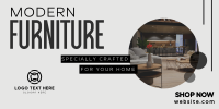 Modern Furniture Shop Twitter Post Design