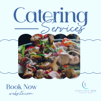 Delicious Catering Services Linkedin Post Design