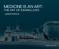 The Art of Medicine Facebook Post