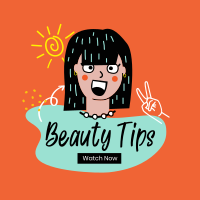 Beauty Cute Tips Instagram Post