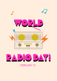 Radio Day Celebration Flyer