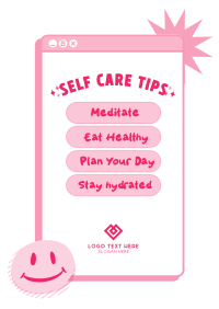 Self Care Tips Flyer