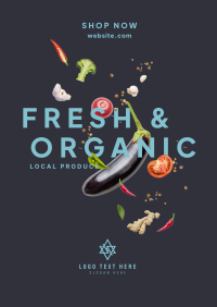 Fresh Vegetables Poster