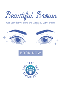 Beautiful Brows Poster