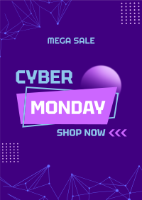 Tech Cyber Monday Sale Poster