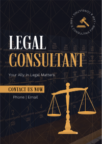 Corporate Legal Consultant Flyer