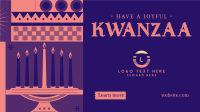 Geometric Kwanzaa Facebook Event Cover