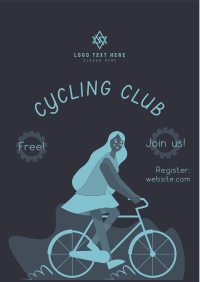 Bike Club Illustration Flyer