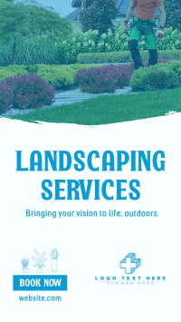 Outdoor Landscaping Facebook Story