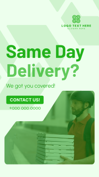 Professional Delivery Service Facebook Story