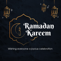Ramadan Pen Stroke Instagram Post Design