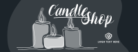 Line Candle Facebook Cover