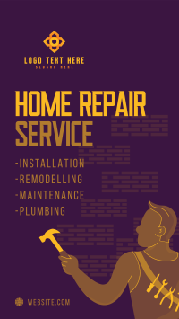 Home Repair Man Service Offer Instagram Story