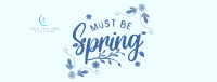 Must be Spring Facebook Cover Image Preview