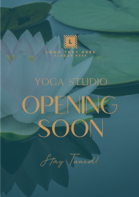 Yoga Studio Opening Poster