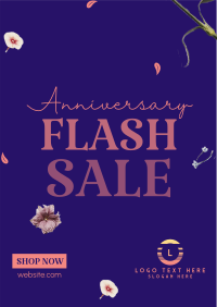 Anniversary Flash Sale Flyer