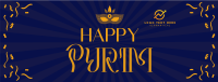 Burst Purim Festival Facebook Cover Design