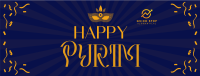 Burst Purim Festival Facebook Cover Image Preview