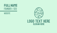 Maze Business Card example 2