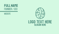 Maze Business Card example 3