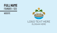 Beach Resort Island  Business Card