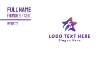 Purple Star Business Card example 4