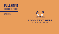 Hapy Cat Face Business Card