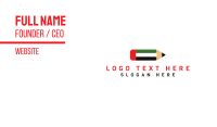 United Arab Emirates Pencil Business Card