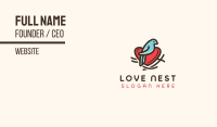 Bird Nest Heart Business Card Image Preview