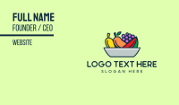 Fresh Fruits Platter Business Card