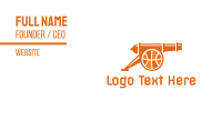 Orange Orange Business Card example 4