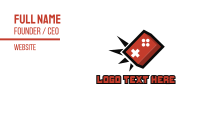 Game Brick Smashers Business Card Design